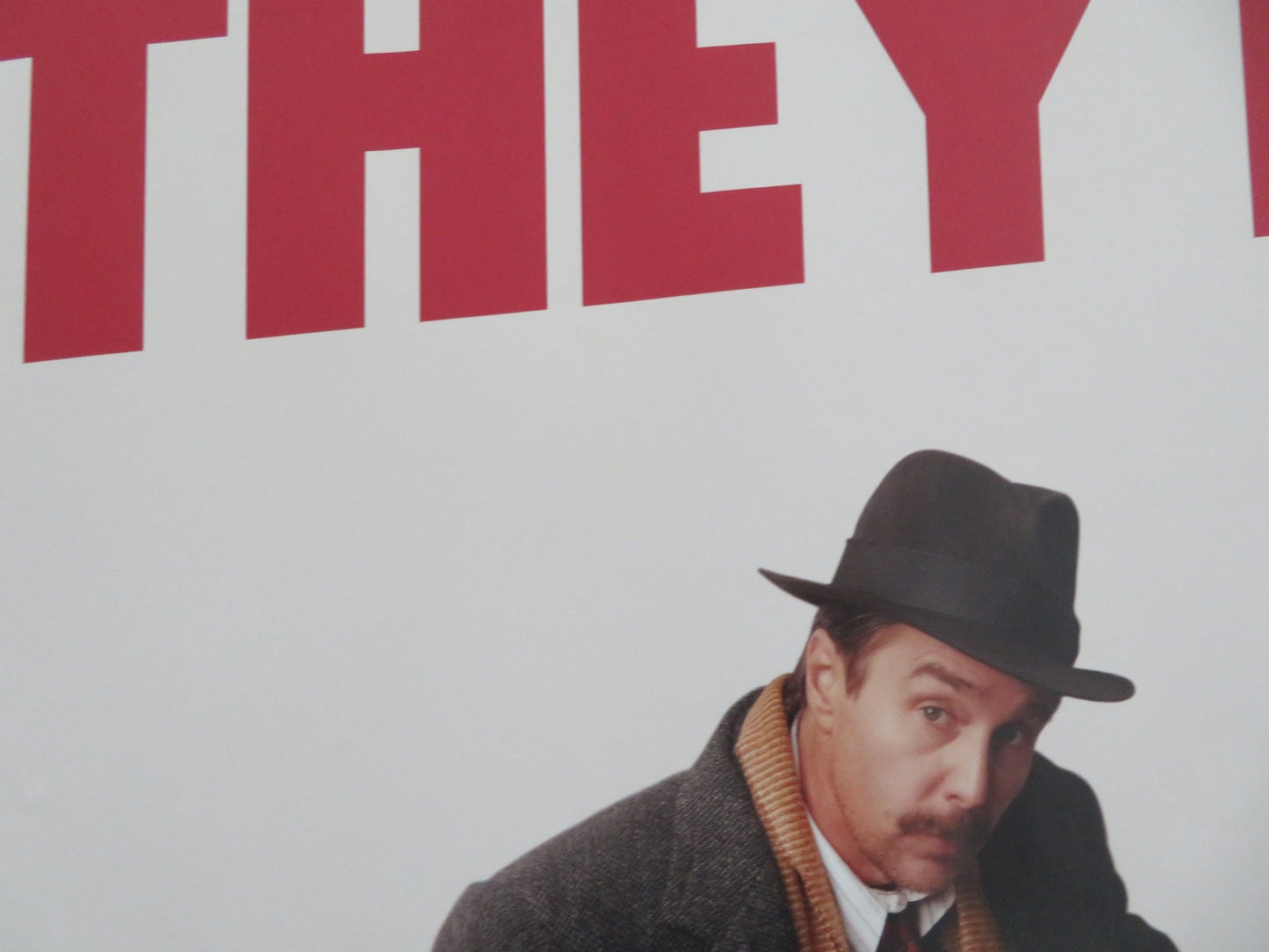 SEE HOW THEY RUN UK QUAD ROLLED POSTER SAM ROCKWELL SAOIRSE RONAN 2022 Movie posters