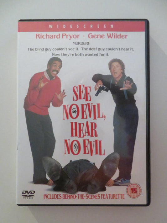 SEE NO EVIL, HEAR NO EVIL (DVD) RICHARD PRYOR GENE WILDER 1989 REGION 2 Movie posters