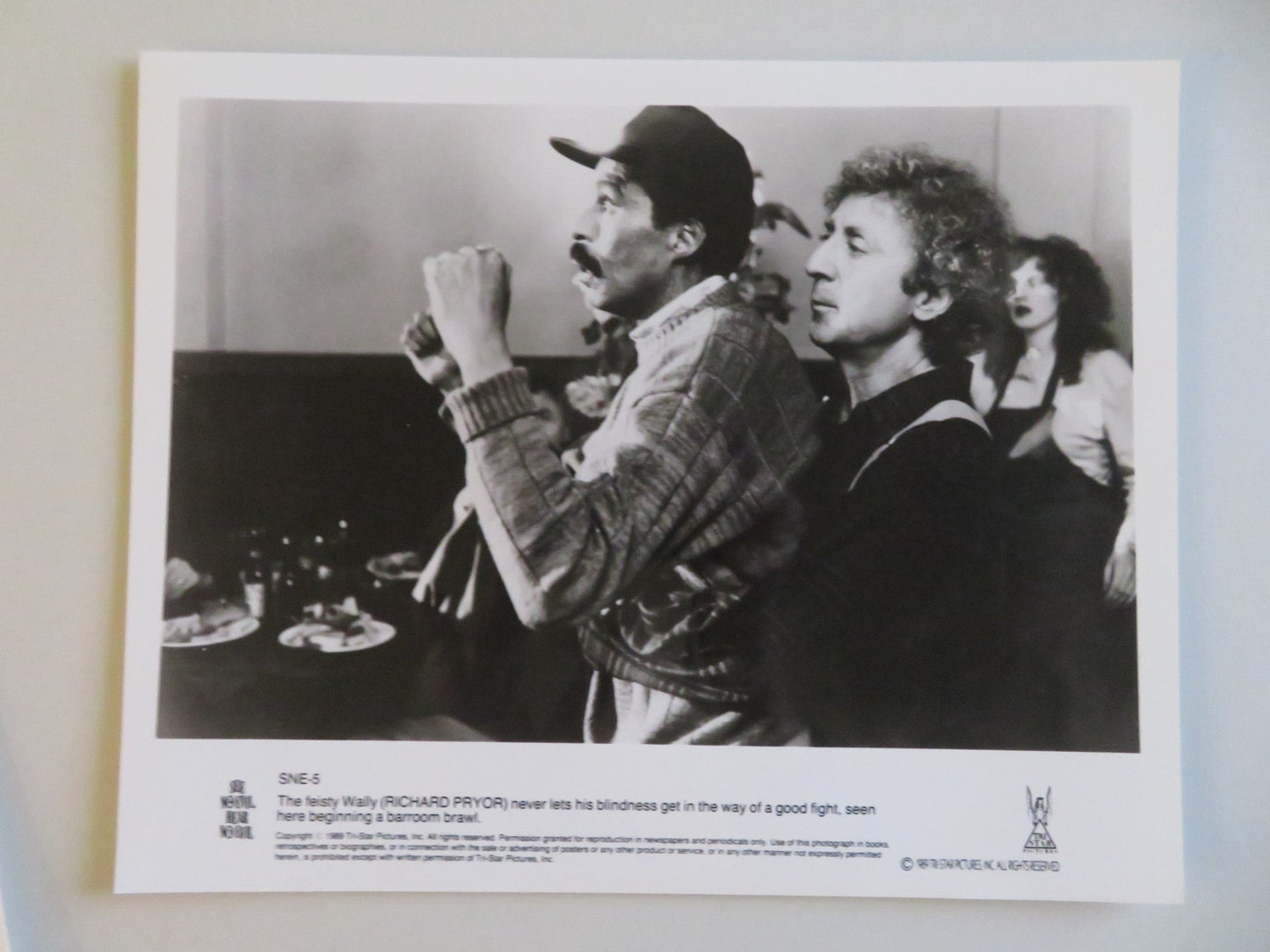 SEE NO EVIL, HEAR NO EVIL MOVIE STILL PHOTO LOT OF 7 RICHARD PRYOR G WILDER 1989 - Rendezvous Cinema