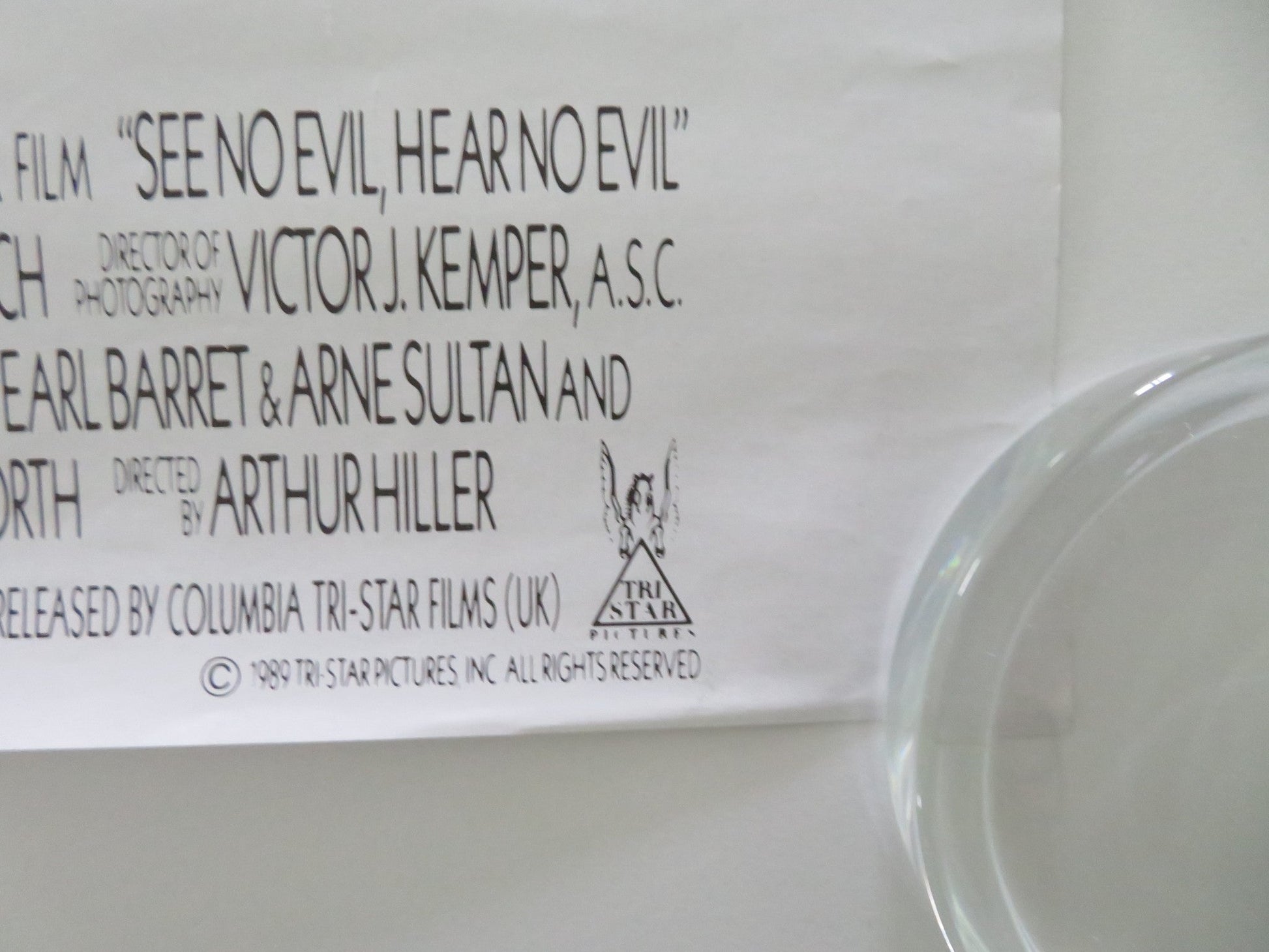 SEE NO EVIL, HEAR NO EVIL VHS VIDEO POSTER GENE WILDER RICHARD PRYOR 1989 Movie posters