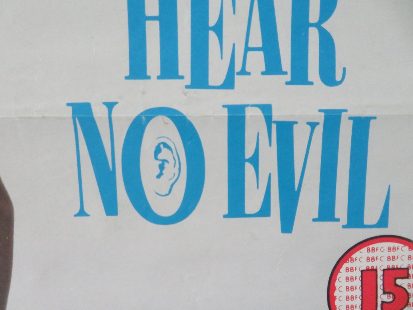 SEE NO EVIL, HEAR NO EVIL VHS VIDEO POSTER GENE WILDER RICHARD PRYOR 1989 Movie posters