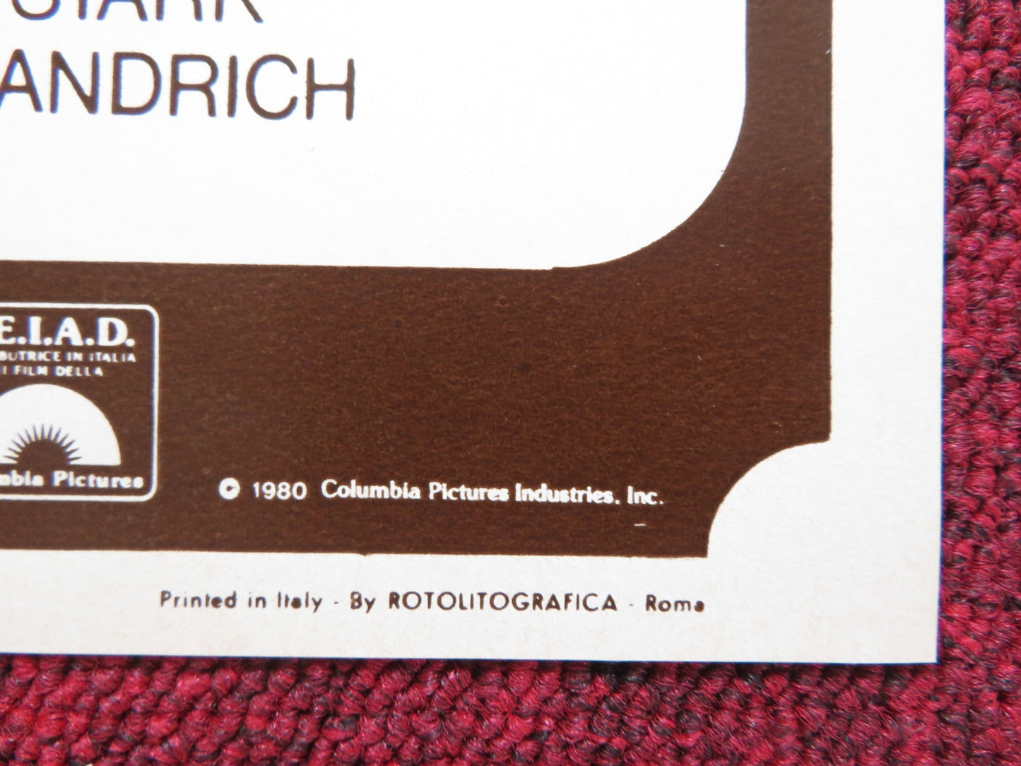 SEEMS LIKE OLD TIMES - B ITALIAN FOTOBUSTA POSTER GOLDIE HAWN CHEVY CHASE 1980 Rendezvous Cinema Movie posters