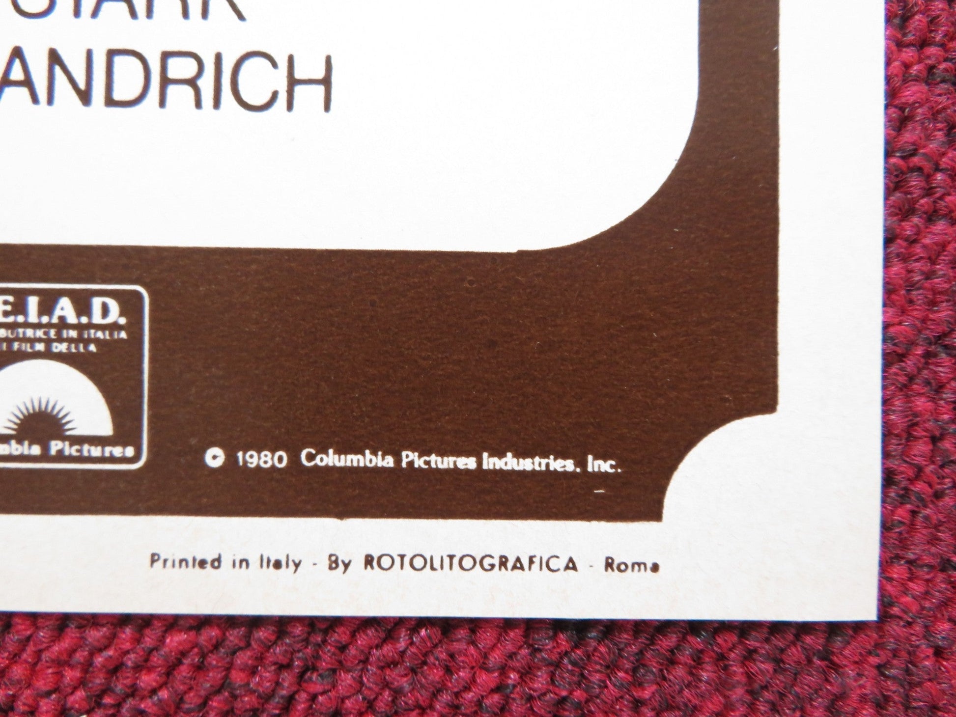 SEEMS LIKE OLD TIMES - B ITALIAN FOTOBUSTA POSTER GOLDIE HAWN CHEVY CHASE 1980 Rendezvous Cinema Movie posters