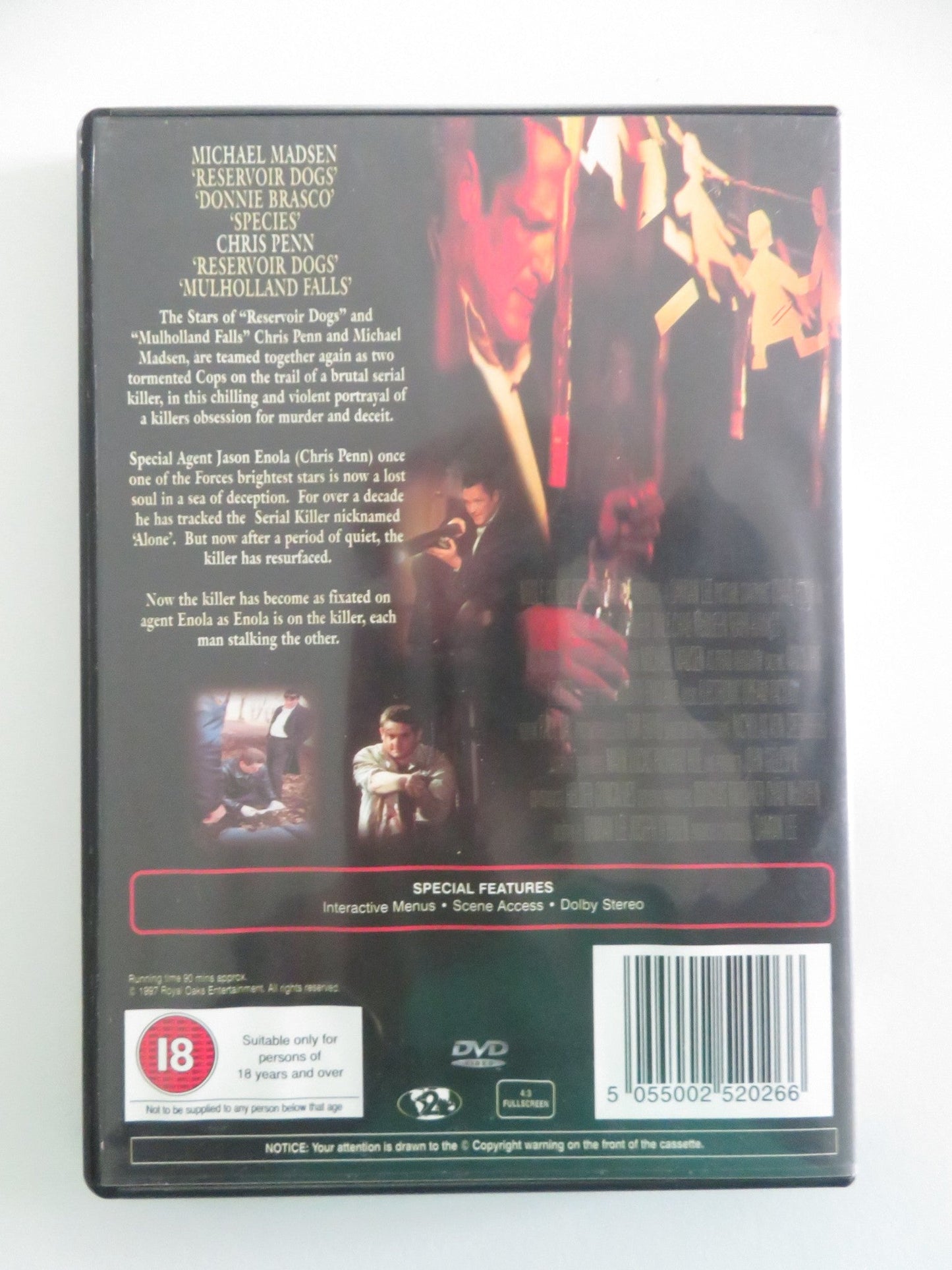 SERIAL COPS (DVD) MICHAEL MADSEN CHRIS PENN 1997 REGION 2 Movie posters