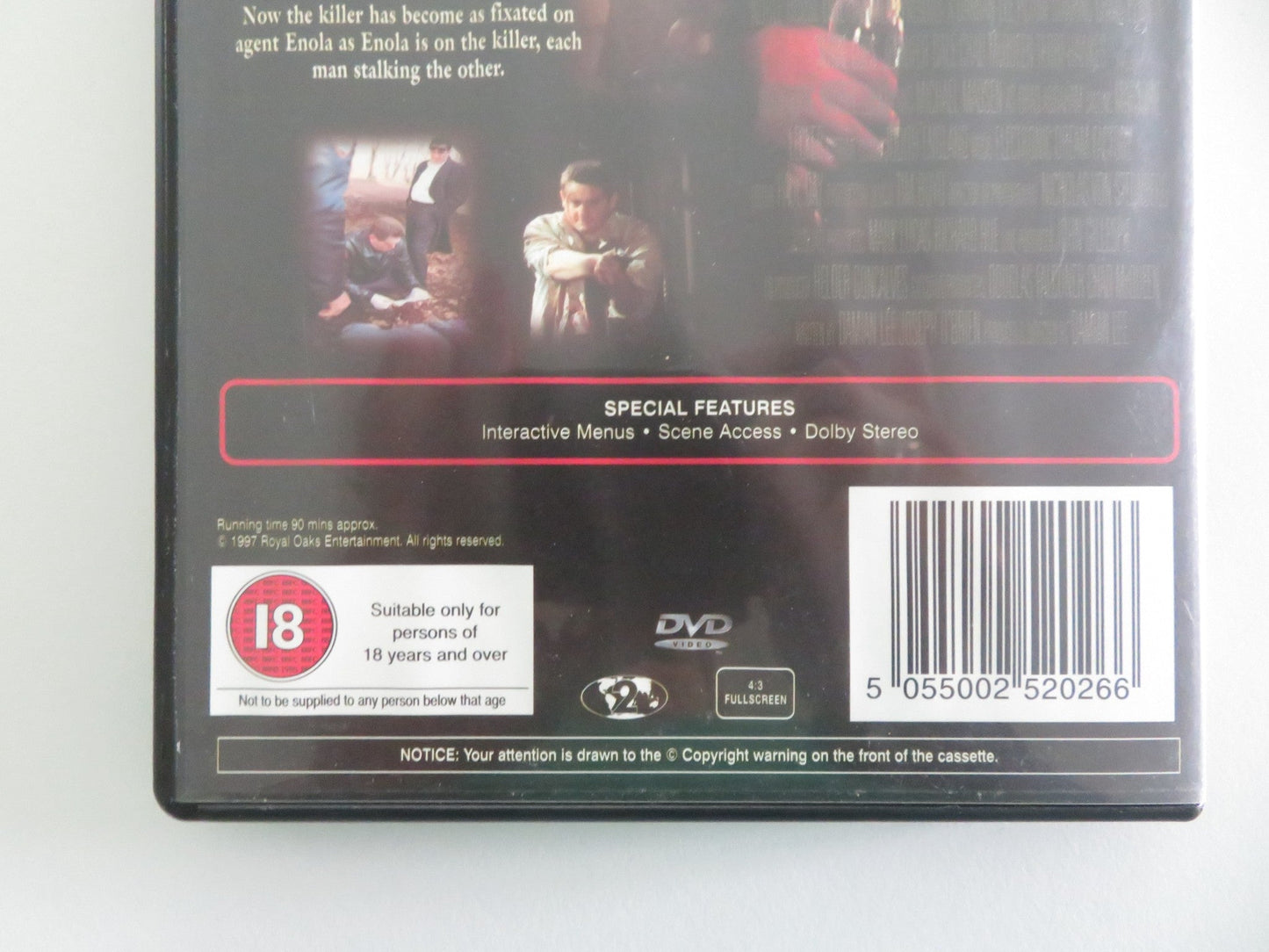 SERIAL COPS (DVD) MICHAEL MADSEN CHRIS PENN 1997 REGION 2 Movie posters