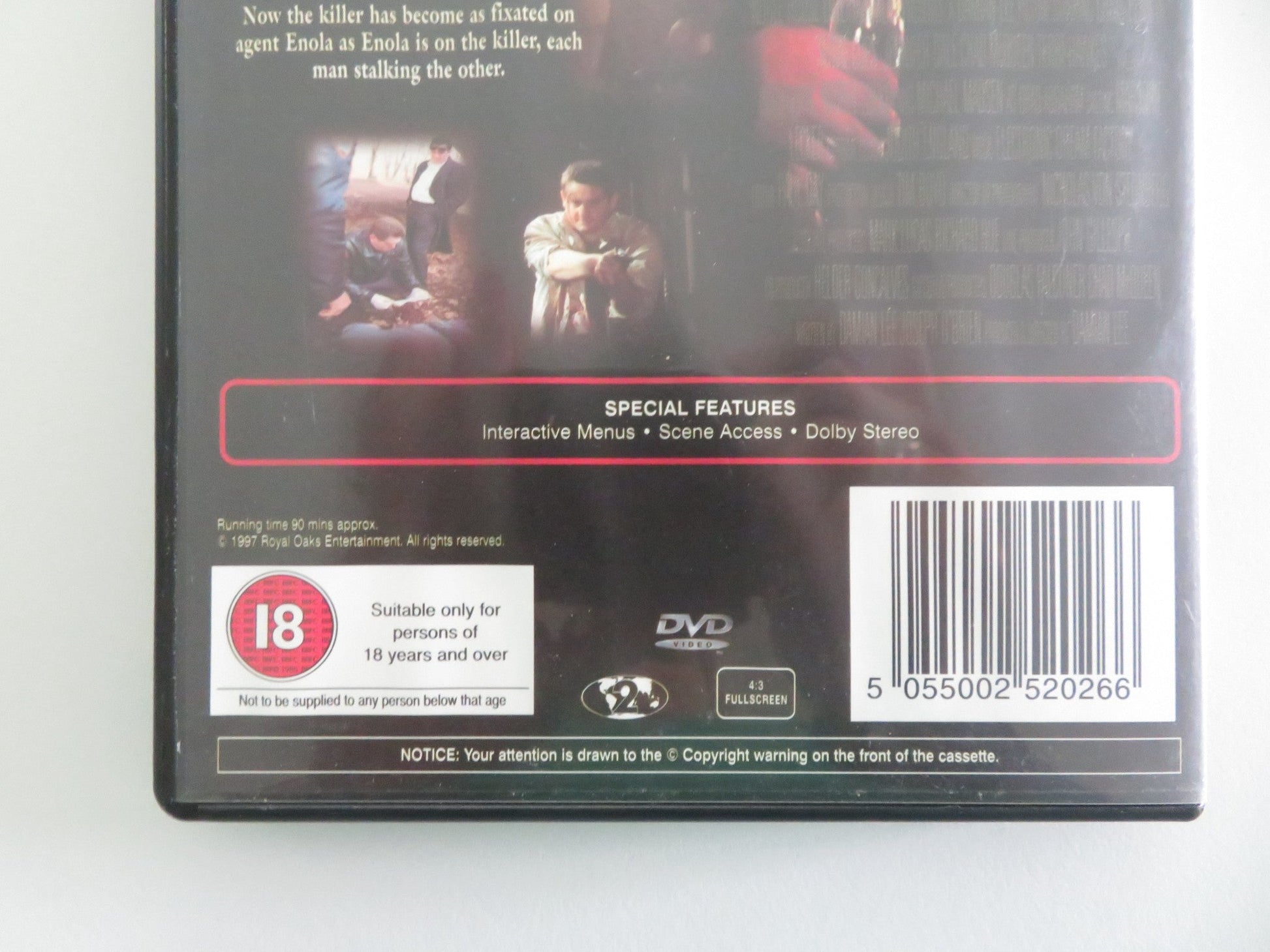 SERIAL COPS (DVD) MICHAEL MADSEN CHRIS PENN 1997 REGION 2 Movie posters