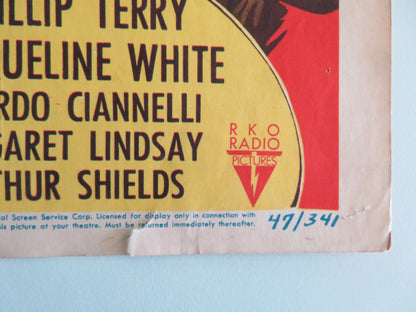 SEVEN KEYS TO BALDPATE - #2 LOBBY CARD PHILLIP TERRY JACQUELINE WHITE 1947 Rendezvous Cinema Movie posters