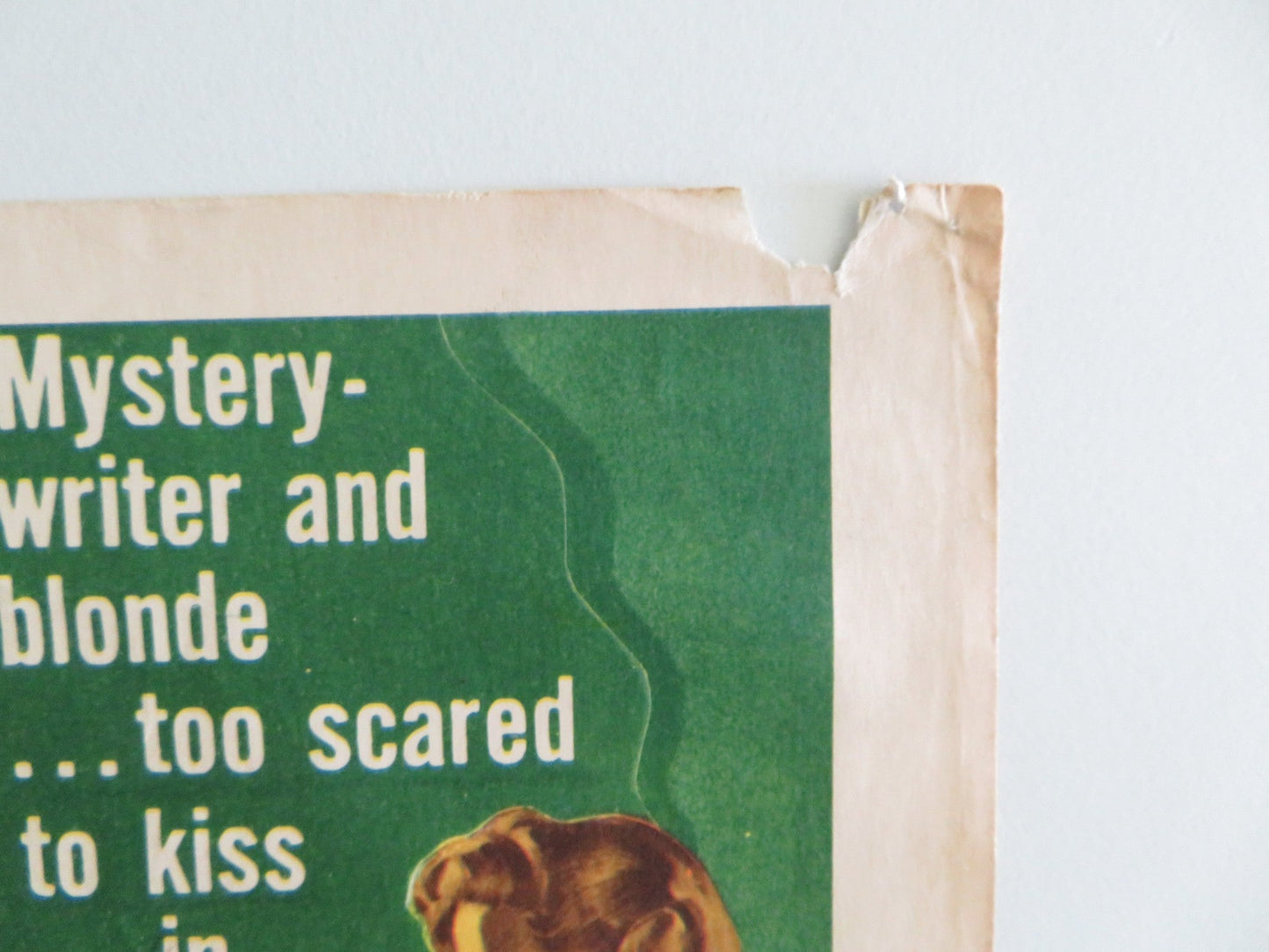 SEVEN KEYS TO BALDPATE - #3 LOBBY CARD PHILLIP TERRY JACQUELINE WHITE 1947 Rendezvous Cinema Movie posters