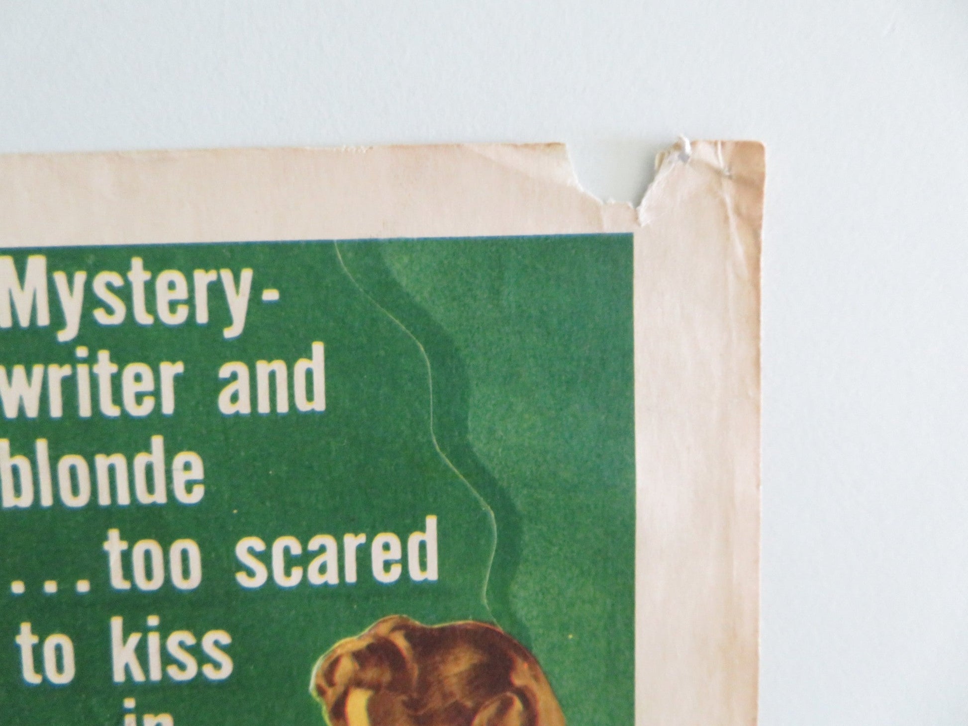 SEVEN KEYS TO BALDPATE - #3 LOBBY CARD PHILLIP TERRY JACQUELINE WHITE 1947 Rendezvous Cinema Movie posters