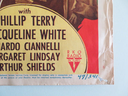 SEVEN KEYS TO BALDPATE - #3 LOBBY CARD PHILLIP TERRY JACQUELINE WHITE 1947 Rendezvous Cinema Movie posters