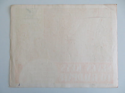 SEVEN KEYS TO BALDPATE - #6 LOBBY CARD PHILLIP TERRY JACQUELINE WHITE 1947 Rendezvous Cinema Movie posters