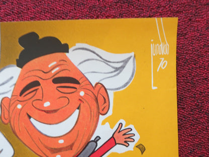 SEVEN TIMES SEVEN DANISH POSTER ROLLED GASTONE MOSCHIN LIONEL STANDER 1970 Rendezvous Cinema Movie posters