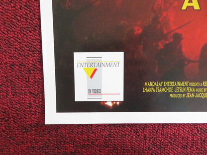 SEVEN YEARS IN TIBET VHS POSTER ROLLED BRAD PITT DAVID THEWLIS 1997 Rendezvous Cinema Movie posters