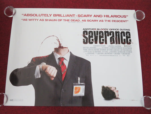 Severance UK Quad Rolled Poster Danny Dyer Laura Harris Tim McInnerny 2006 Movie posters