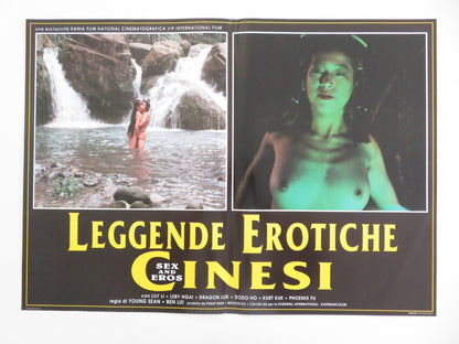 SEX AND EROS - C ITALIAN FOTOBUSTA POSTER LILY LI LEBY NGAI DRAGON LUK 1994 Movie posters