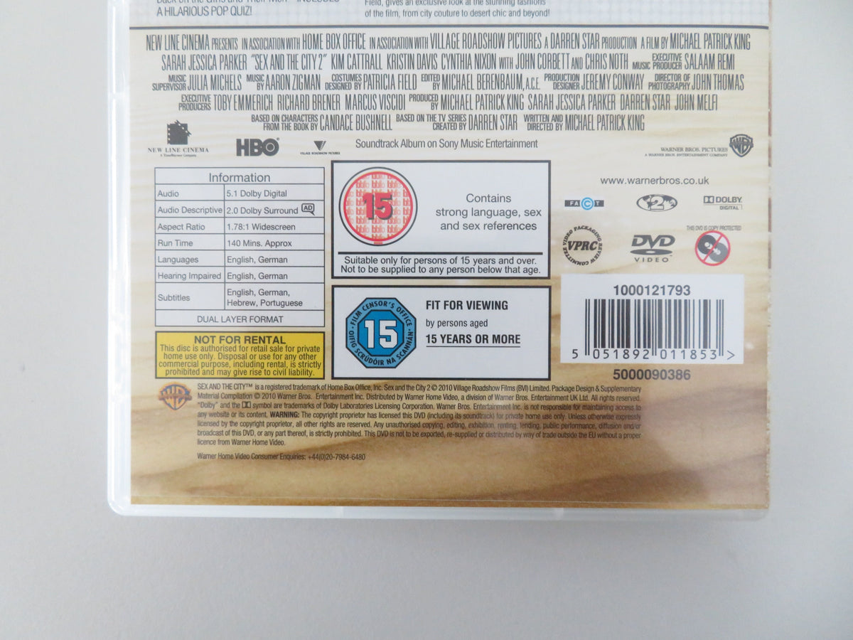 Sex and the City 2 - two disc special edition - B (DVD) 2010 Region 2 Movie posters