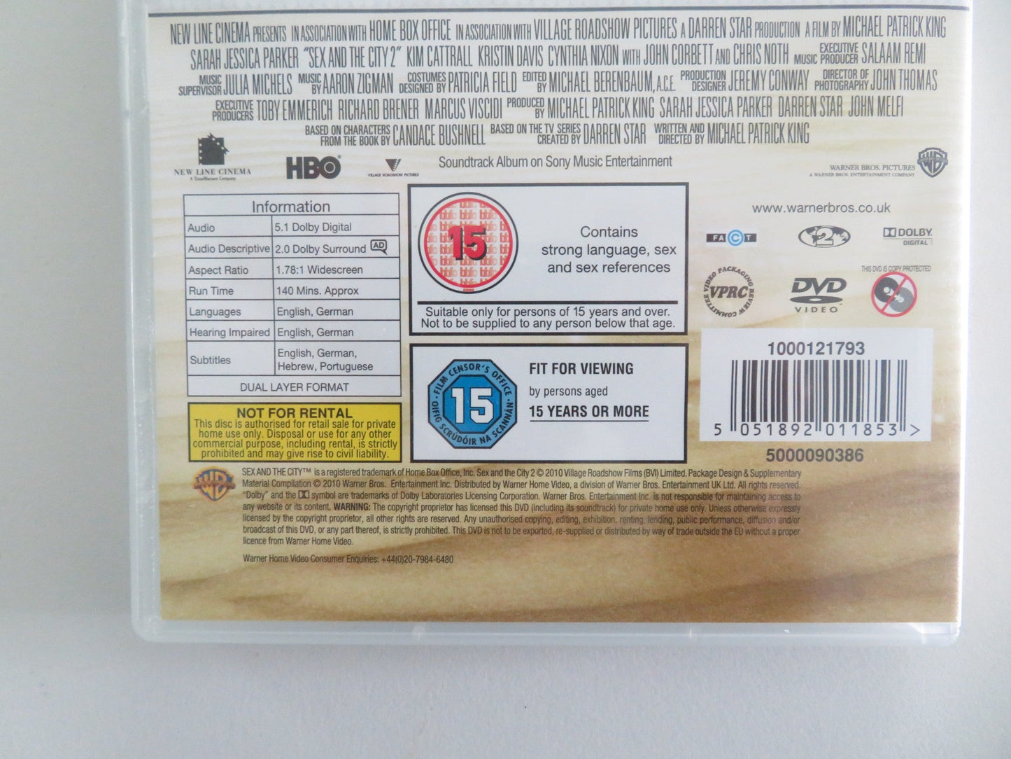 Sex and the City 2 - Two - Disc Special Edition (DVD) S. J. Parker 2010 Region 2 Movie posters