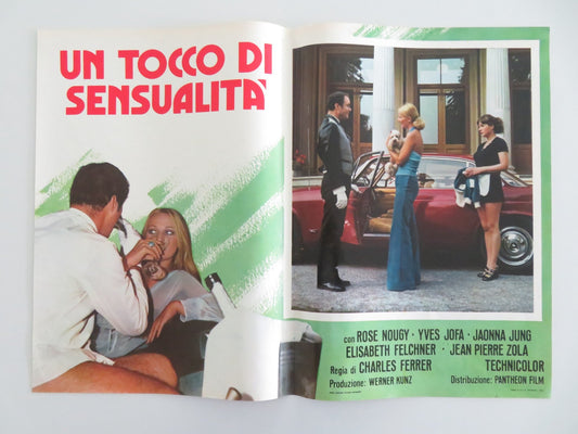 Sex Connection Italian Fotobusta Poster Elisabeth Felchner Joanna Jung 1973 Movie posters