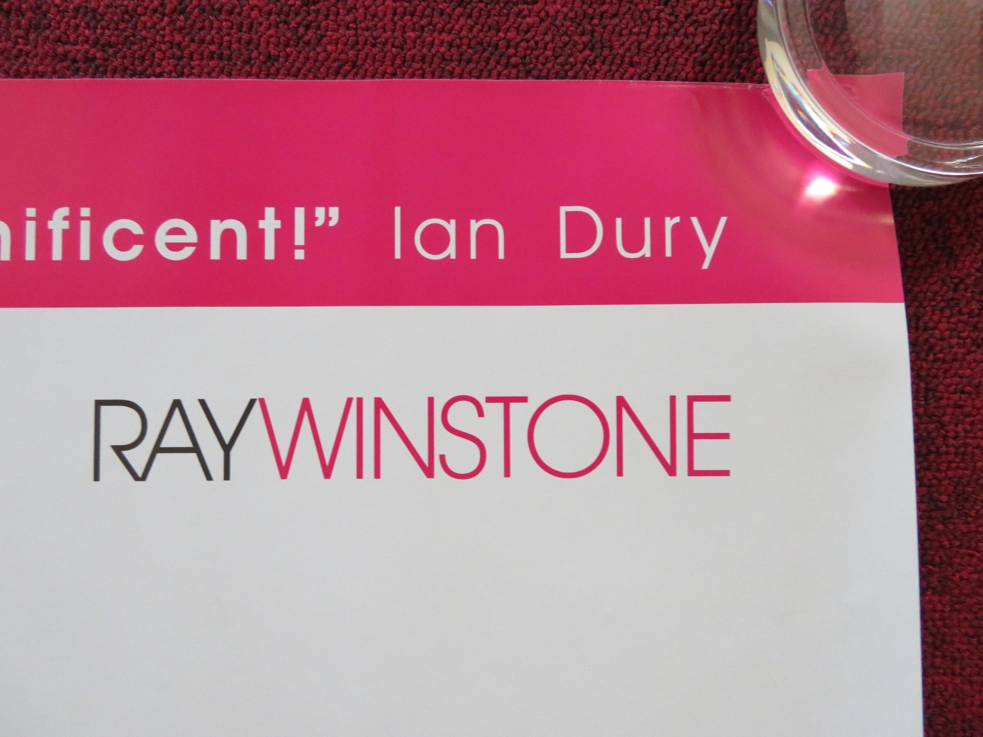 SEX & DRUGS & ROCK & ROLL UK QUAD ROLLED POSTER ANDY SERKIS NAOMIE HARRIS 2010 Rendezvous Cinema Movie posters