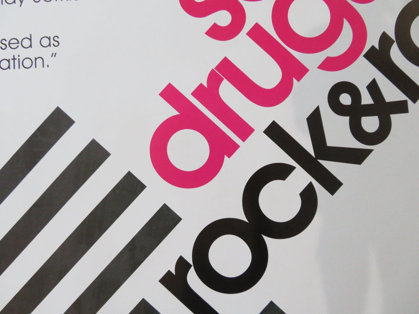 SEX & DRUGS & ROCK & ROLL UK QUAD ROLLED POSTER ANDY SERKIS NAOMIE HARRIS 2010 Rendezvous Cinema Movie posters