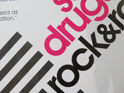 SEX & DRUGS & ROCK & ROLL UK QUAD ROLLED POSTER ANDY SERKIS NAOMIE HARRIS 2010 Rendezvous Cinema Movie posters