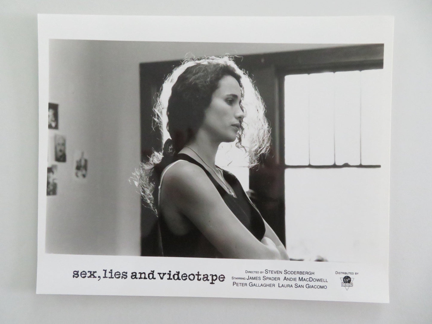 SEX, LIES AND VIDEOTAPE MOVIE STILL PHOTO LOT OF 8 JAMES SPADER A MACDOWELL 1989 Movie posters