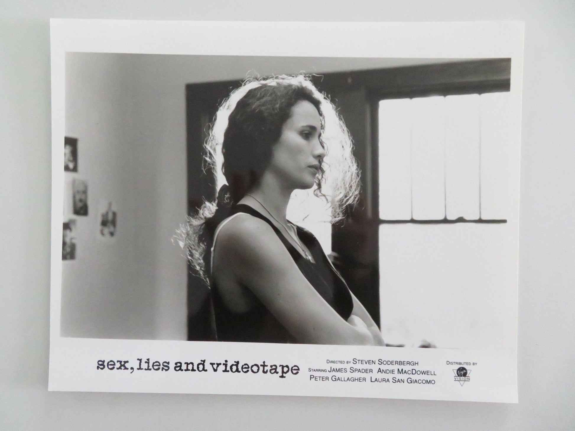 SEX, LIES AND VIDEOTAPE MOVIE STILL PHOTO LOT OF 8 JAMES SPADER A MACDOWELL 1989 Movie posters