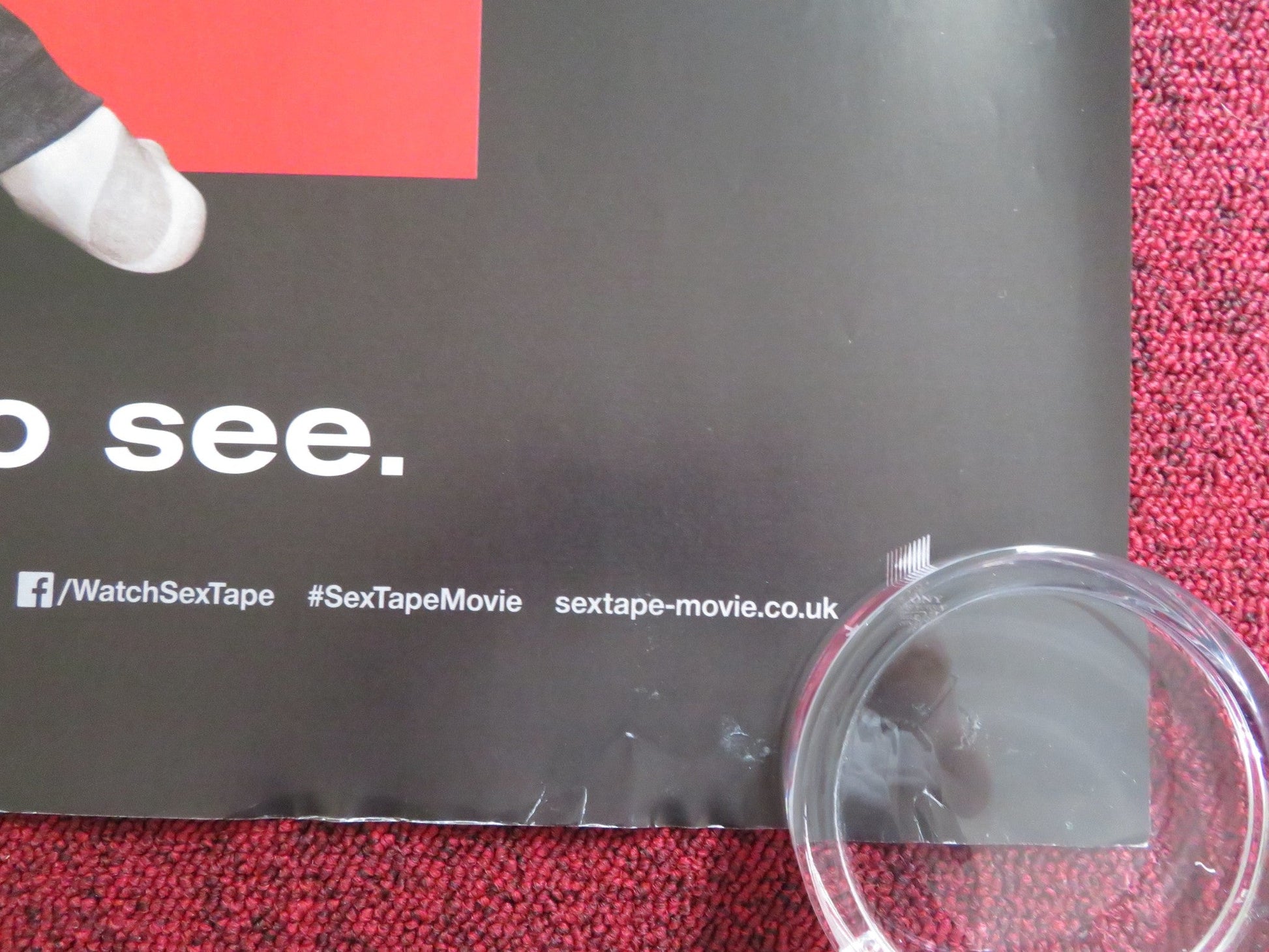 SEX TAPE UK QUAD ROLLED POSTER CAMERON DIAZ JASON SEGEL 2014 Rendezvous Cinema Movie posters