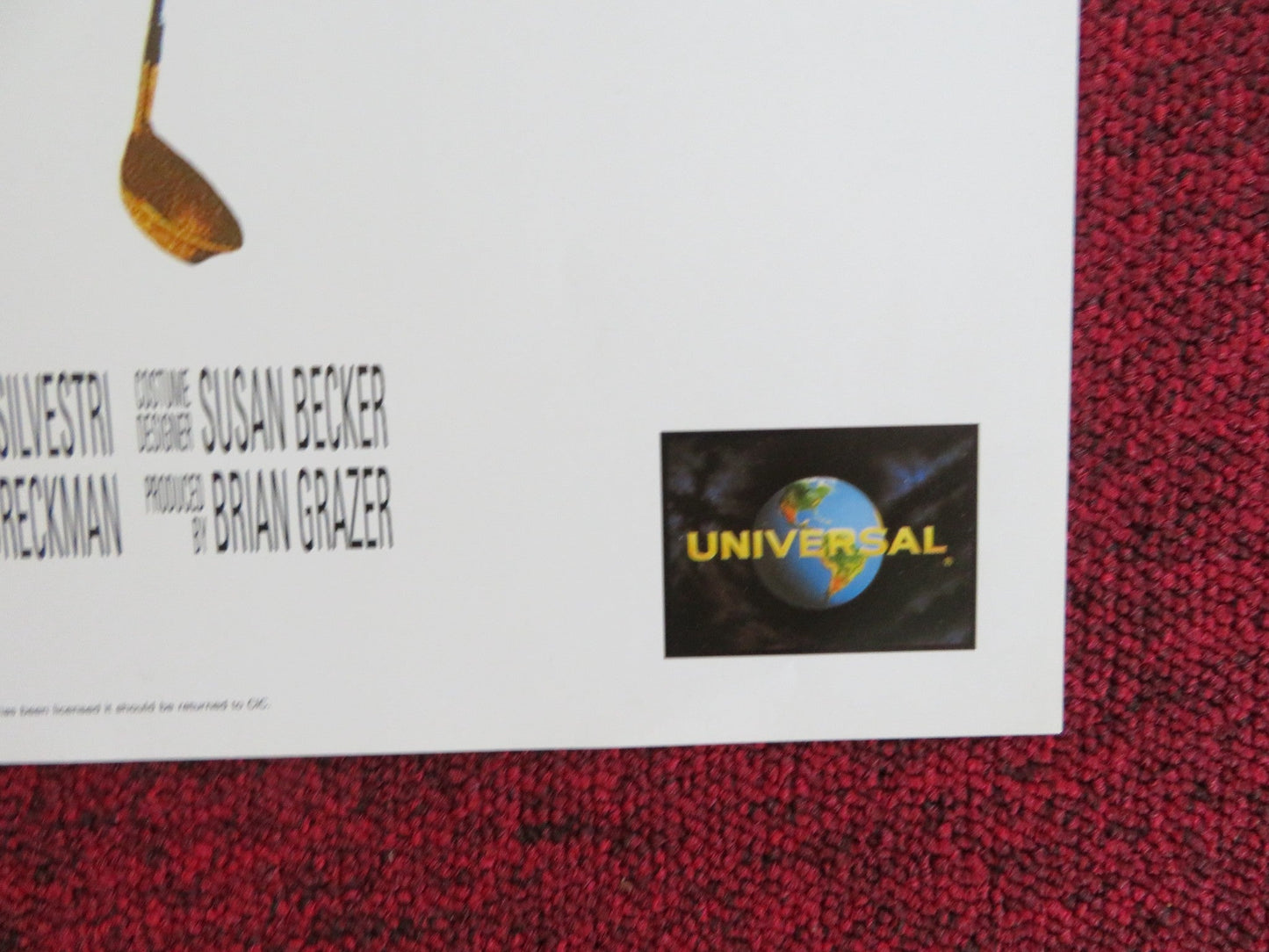 SGT. BILKO VHS VIDEO POSTER STEVE MARTIN 1996 Rendezvous Cinema Movie posters