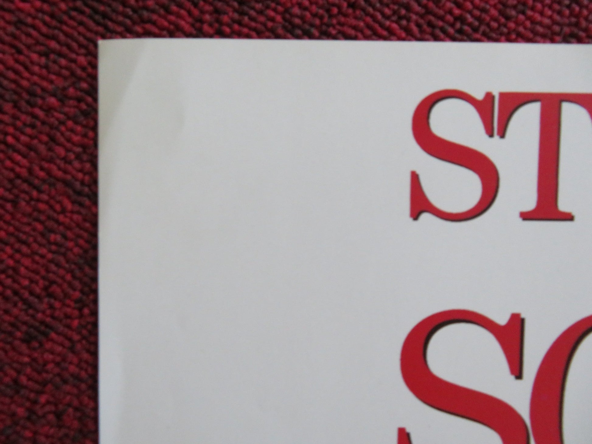 SGT. BILKO VHS VIDEO POSTER STEVE MARTIN 1996 Rendezvous Cinema Movie posters