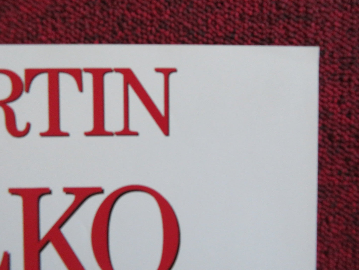 SGT. BILKO VHS VIDEO POSTER STEVE MARTIN 1996 Rendezvous Cinema Movie posters