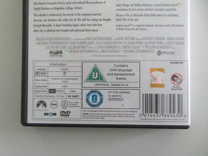 Shadowlands (DVD) Anthony Hopkins Debra Winger 1993 Region 2 Movie posters