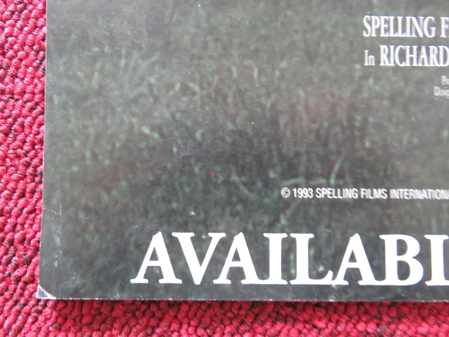 SHADOWLANDS VHS VIDEO POSTER ANTHONY HOPKINS DEBRA WINGER 1993 Rendezvous Cinema Movie posters