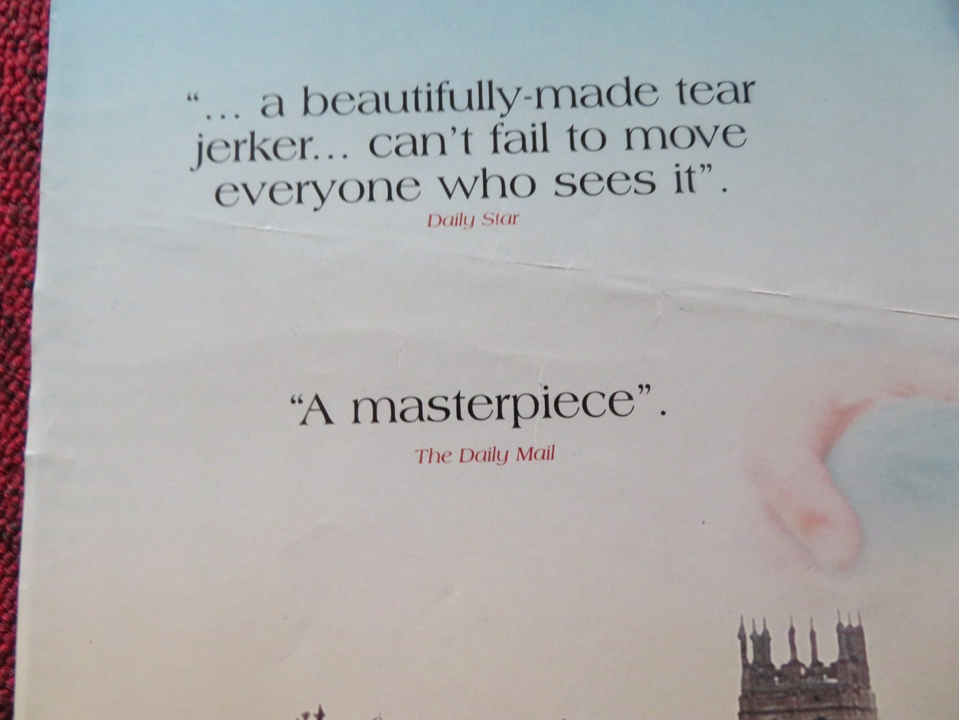 SHADOWLANDS VHS VIDEO POSTER ANTHONY HOPKINS DEBRA WINGER 1993 Rendezvous Cinema Movie posters