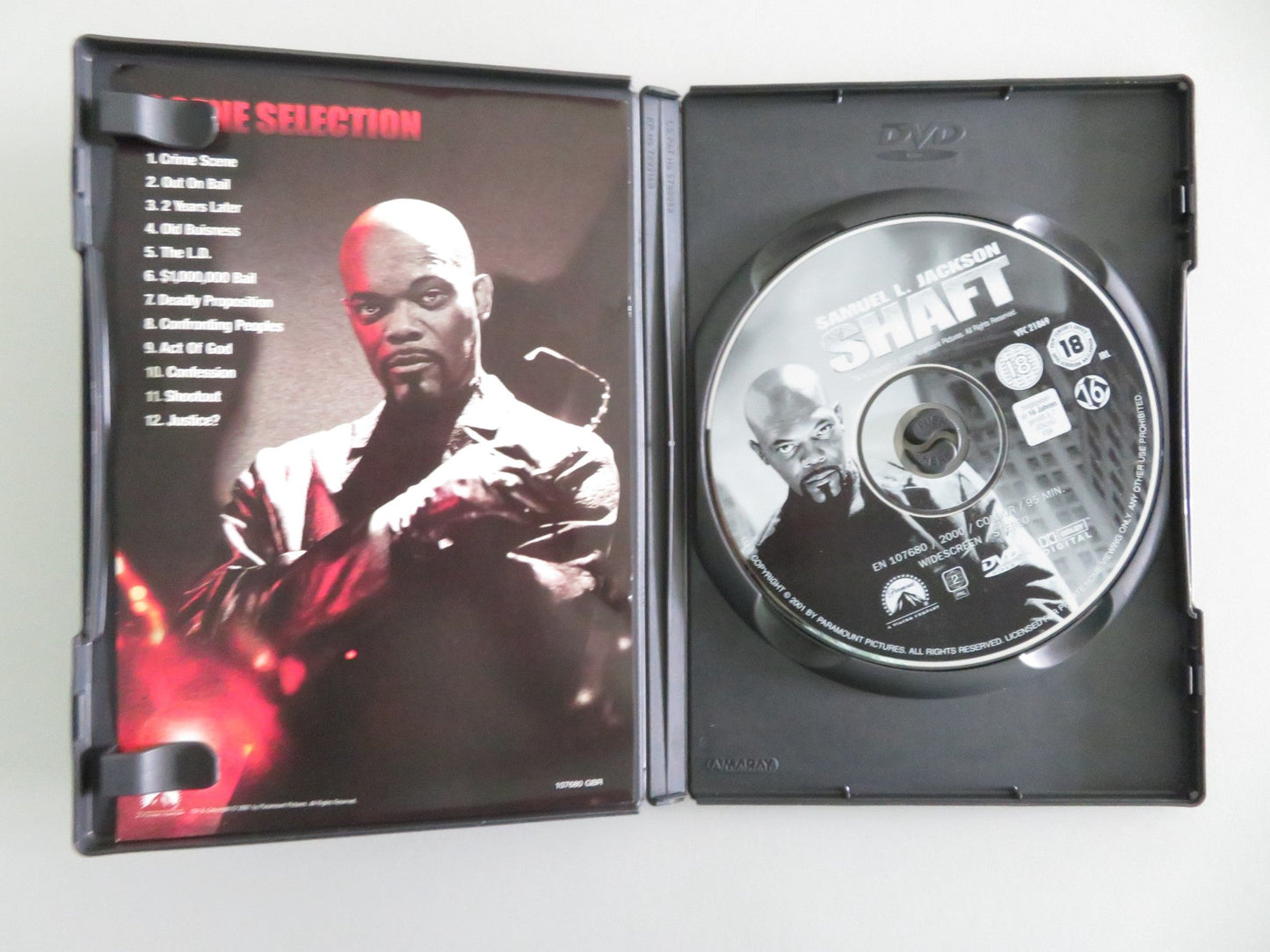 Shaft (DVD) Samuel L. Jackson Vanessa Williams 2000 Region 2 Movie posters