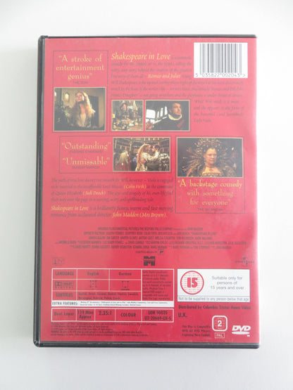 Shakespeare in Love - B (DVD) Gwyneth Paltrow Joseph Fiennes 1998 Region 2 Movie posters