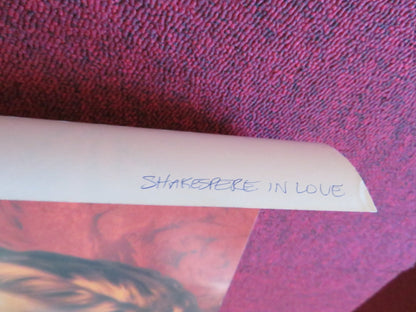 SHAKESPEARE IN LOVE US ONE SHEET ROLLED POSTER GWYNETH PALTROW J. FIENNES 1998 Rendezvous Cinema Movie posters
