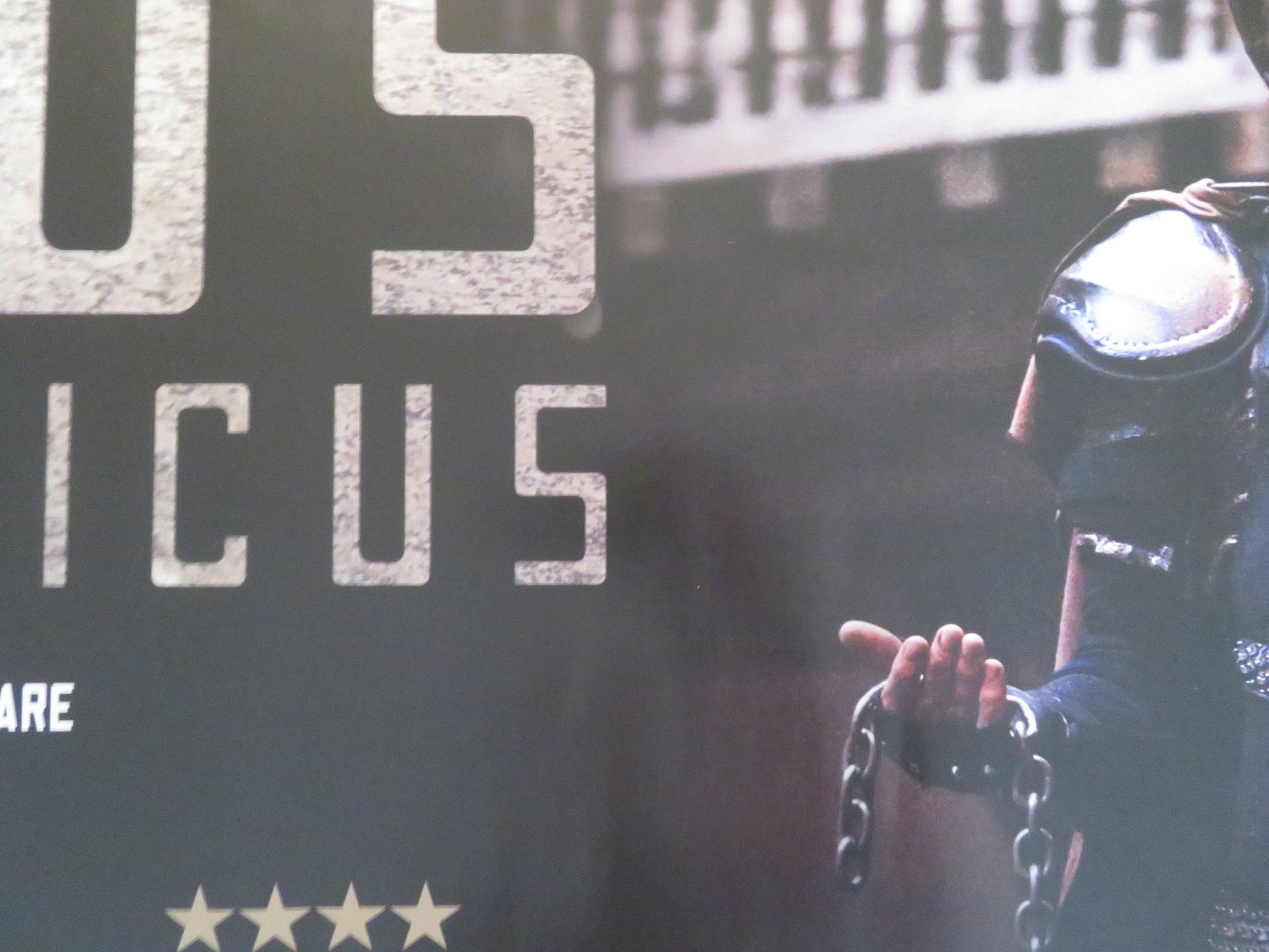 SHAKESPEARES GLOBE: TITUS ANDRONICUS UK QUAD ROLLED POSTER WILLIAM HOUSTON 2015 - Rendezvous Cinema