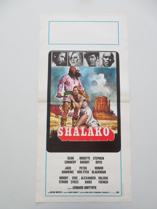 SHALAKO ITALIAN LOCANDINA POSTER SEAN CONNERY BRIGITTE BARDOT 1968 Movie posters