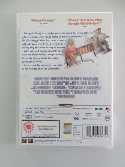 SHALLOW HAL (DVD) JACK BLACK GWYNETH PALTROW 2001 REGION 2 Movie posters
