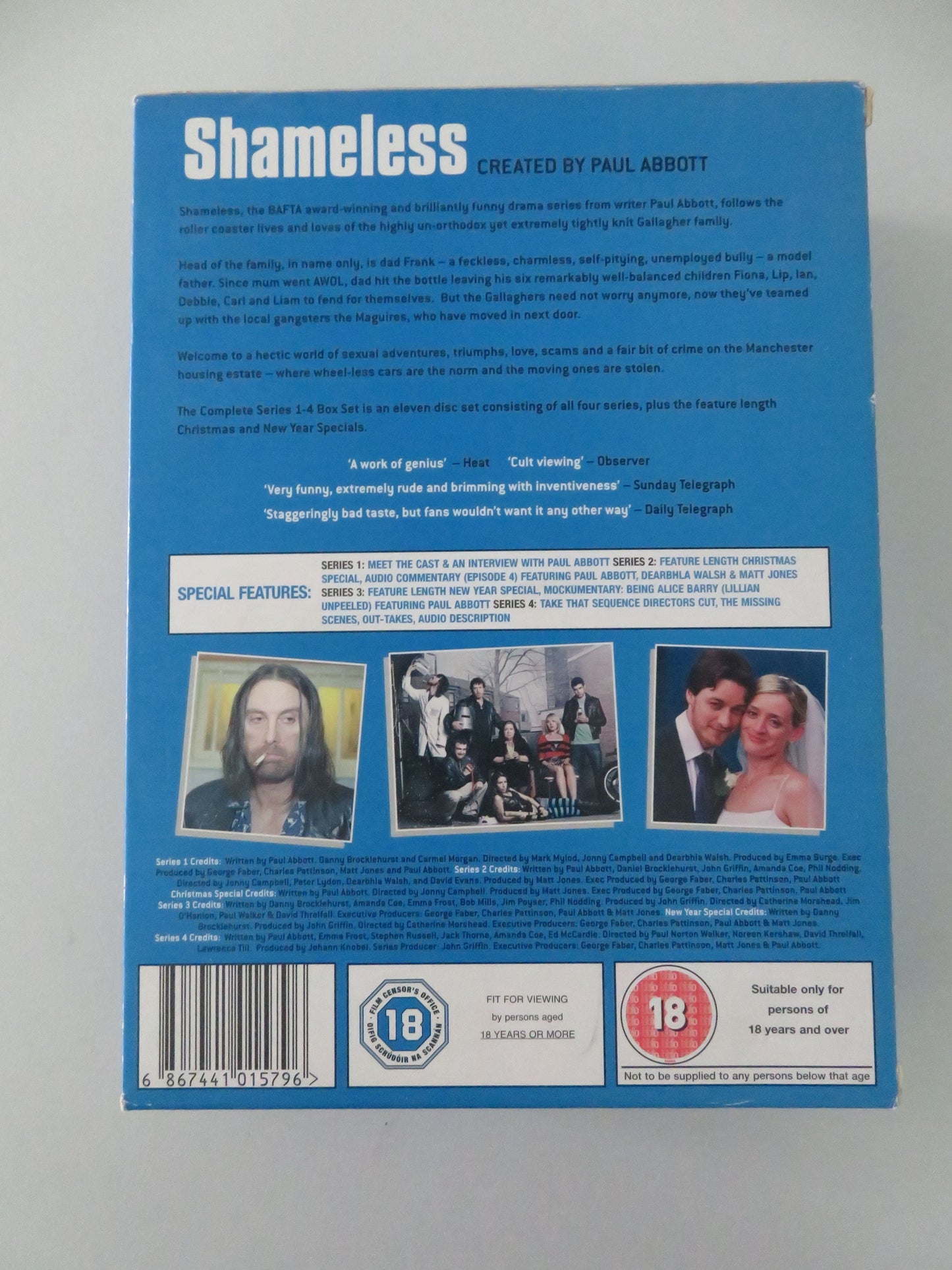 Shameless Series 1-4 (DVD BoxSet) David Threlfall Anne-Marie Duff 2004 Region 2 Movie posters
