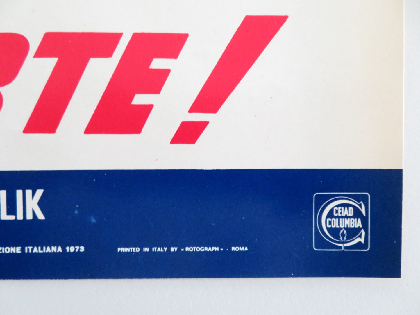 SHAMUS - A ITALIAN FOTOBUSTA POSTER BURT REYNOLDS DYAN CANNON 1973 Rendezvous Cinema Movie posters