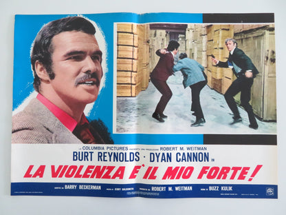 SHAMUS - A ITALIAN FOTOBUSTA POSTER BURT REYNOLDS DYAN CANNON 1973 Rendezvous Cinema Movie posters