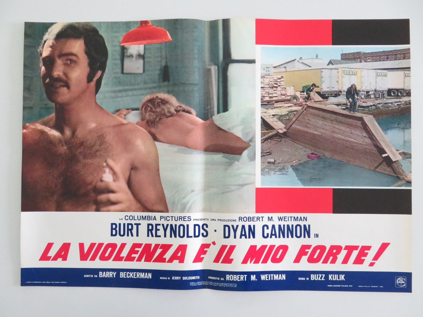 SHAMUS - B ITALIAN FOTOBUSTA POSTER BURT REYNOLDS DYAN CANNON 1973 Rendezvous Cinema Movie posters