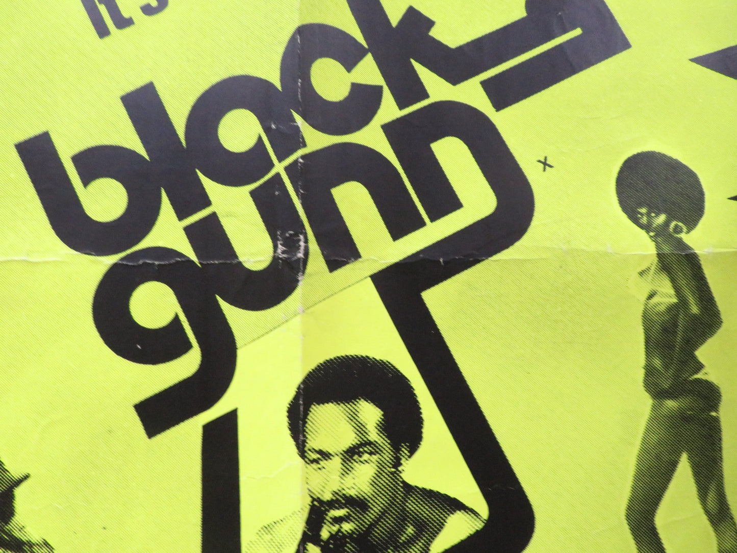 SHAMUS / BLACK GUNN COMBO UK QUAD ROLLED POSTER BURT REYNOLDS JIM BROWN 1973 Rendezvous Cinema Movie posters