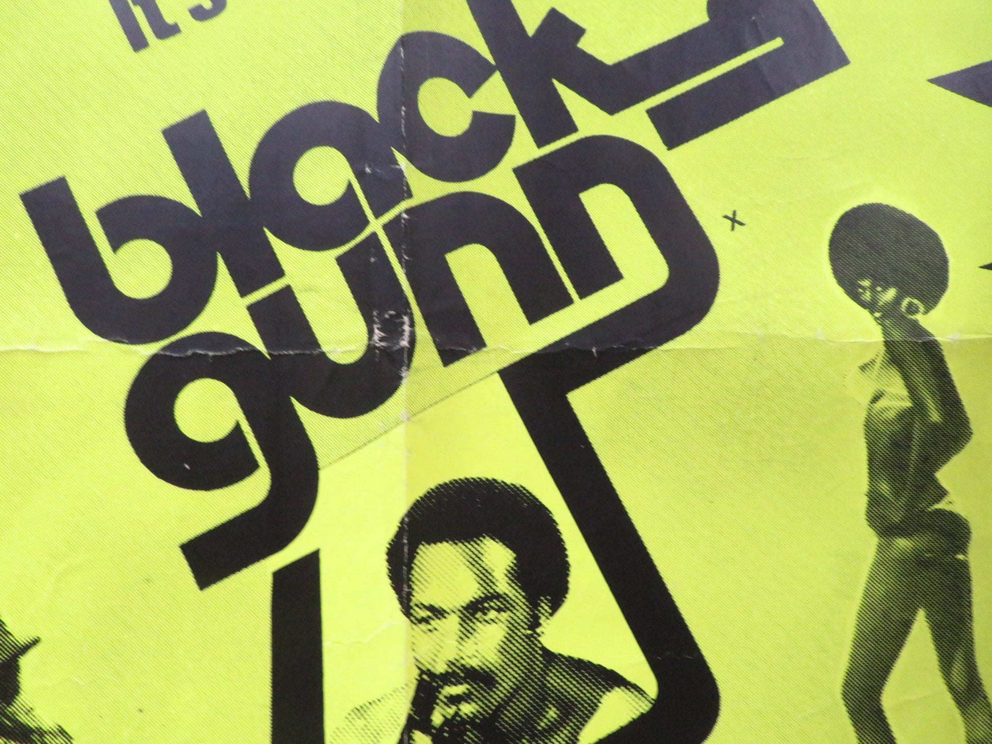 SHAMUS / BLACK GUNN COMBO UK QUAD ROLLED POSTER BURT REYNOLDS JIM BROWN 1973 Rendezvous Cinema Movie posters