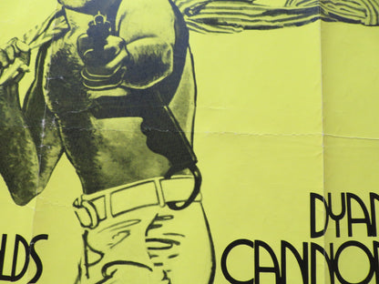 SHAMUS / BLACK GUNN COMBO UK QUAD ROLLED POSTER BURT REYNOLDS JIM BROWN 1973 Rendezvous Cinema Movie posters