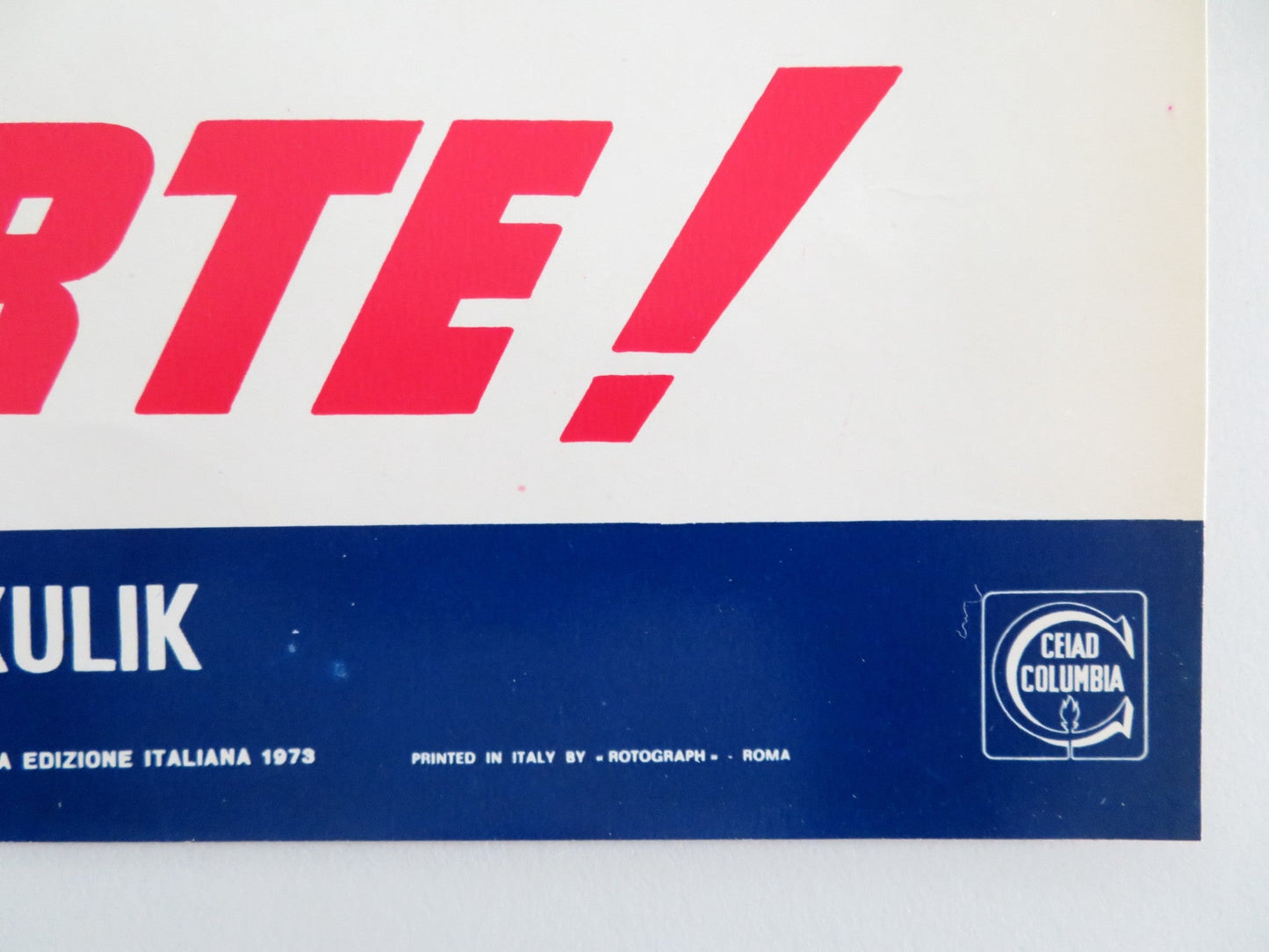 SHAMUS - C ITALIAN FOTOBUSTA POSTER BURT REYNOLDS DYAN CANNON 1973 Rendezvous Cinema Movie posters