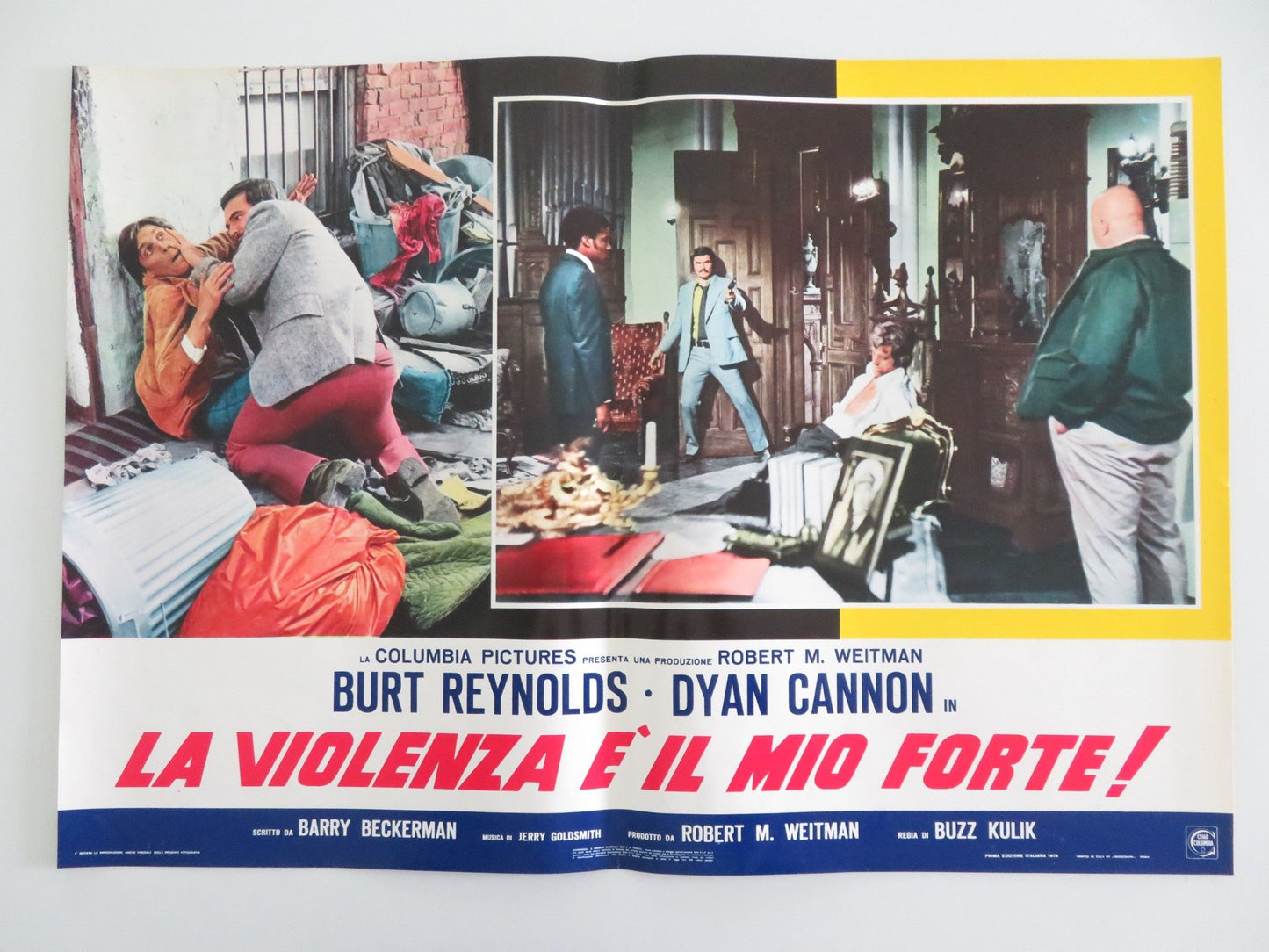SHAMUS - E ITALIAN FOTOBUSTA POSTER BURT REYNOLDS DYAN CANNON 1973 Rendezvous Cinema Movie posters