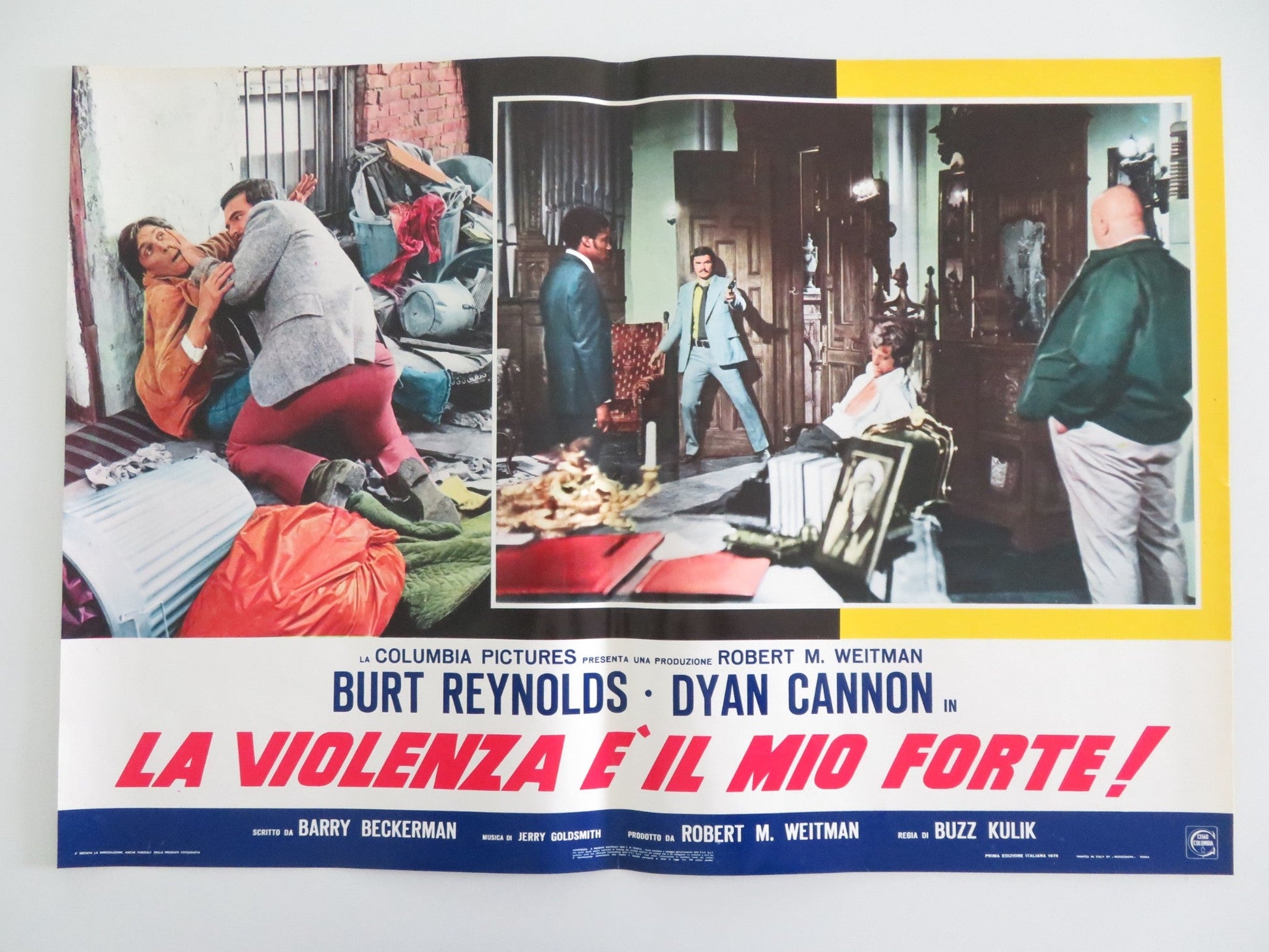 SHAMUS - E ITALIAN FOTOBUSTA POSTER BURT REYNOLDS DYAN CANNON 1973 Rendezvous Cinema Movie posters